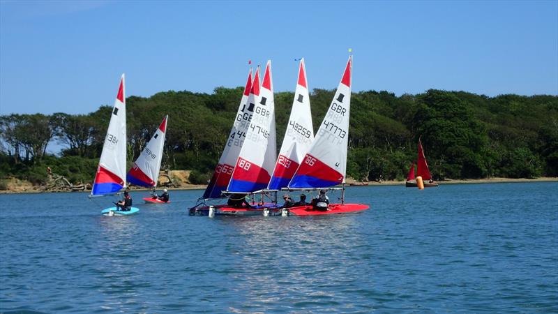 Rooster Topper Open at Chichester photo copyright Michael Olliff taken at Chichester Yacht Club and featuring the Topper class