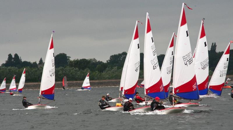 Topper National Series 5 at Draycote Water photo copyright Angela Donnelly taken at Draycote Water Sailing Club and featuring the Topper class