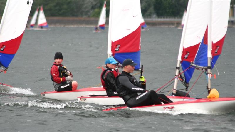 Topper National Series 5 at Draycote Water photo copyright Angela Donnelly taken at Draycote Water Sailing Club and featuring the Topper class