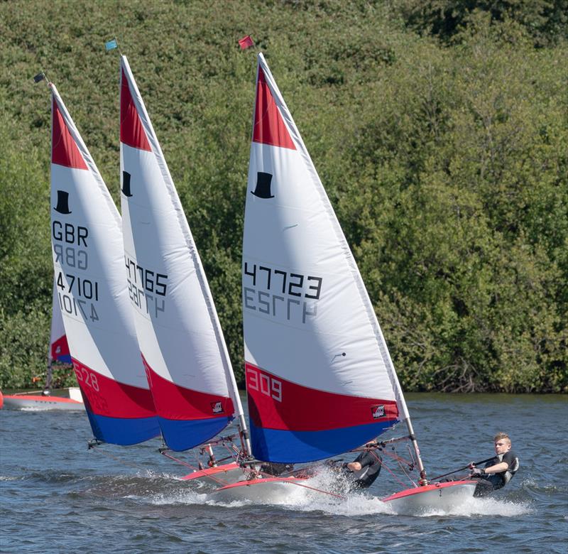 Topper Midlands Traveller Round 4 at Swarkestone photo copyright Iain Ferguson taken at Swarkestone Sailing Club and featuring the Topper class