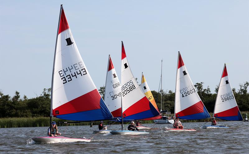 25th Broadland Youth Regatta photo copyright Alan Davis taken at Norfolk Punt Club and featuring the Topper class