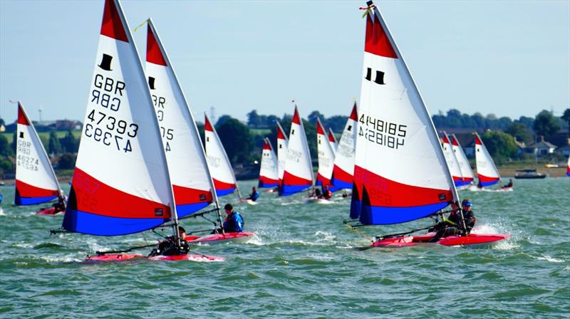 Topper GJW Direct National Series Round 1 photo copyright Mark Pressdee taken at Marconi Sailing Club and featuring the Topper class