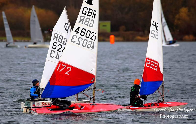 Leigh & Lowton Revett Series day 3 photo copyright Gerard van den Hoek taken at Leigh & Lowton Sailing Club and featuring the Topper class