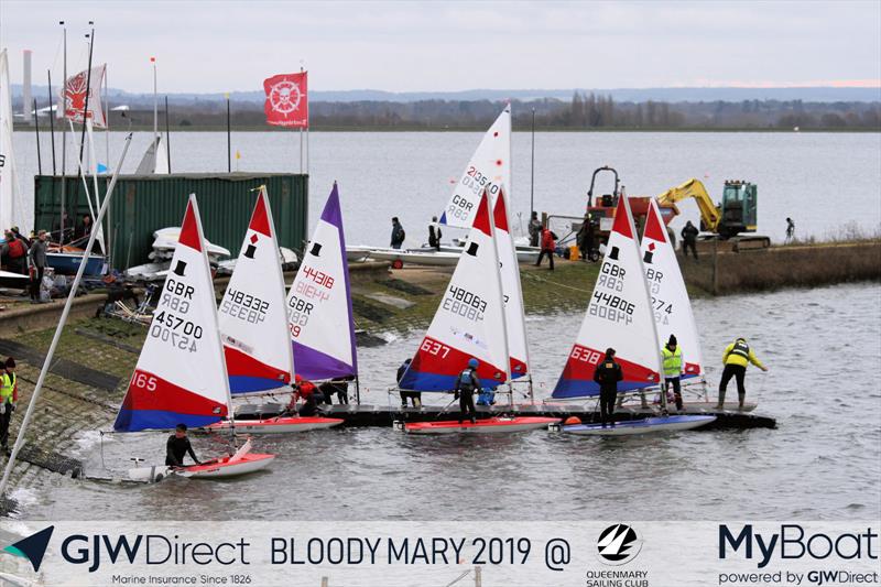 GJW Direct Bloody Mary 2019 photo copyright Mark Jardine taken at Queen Mary Sailing Club and featuring the Topper class