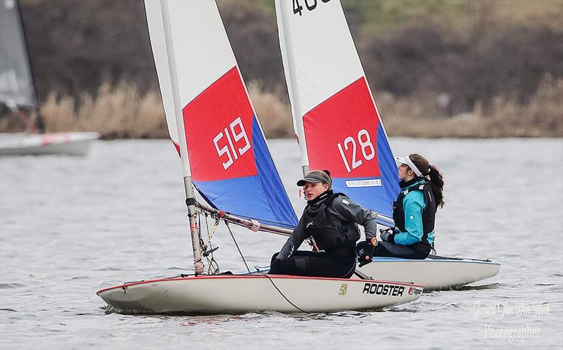 Marlow Ropes Tipsy Icicle Series at Leigh & Lowton SC Week 7 photo copyright Gerard van den Hoek taken at Leigh & Lowton Sailing Club and featuring the Topper class