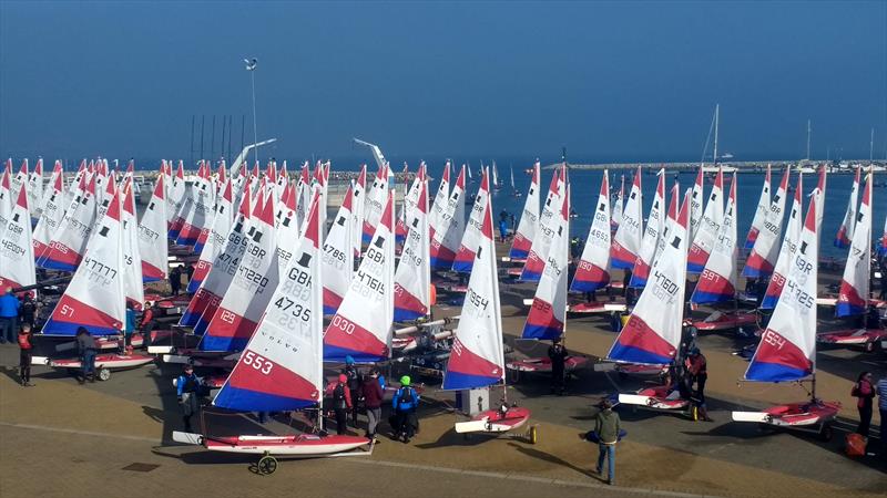 GJW Direct Topper National Series at the WPNSA photo copyright Chris Woodard taken at Weymouth & Portland Sailing Academy and featuring the Topper class