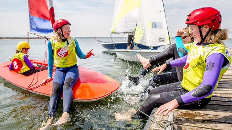 It's all about having fun! photo copyright RYA taken at Royal Yachting Association and featuring the Topper class
