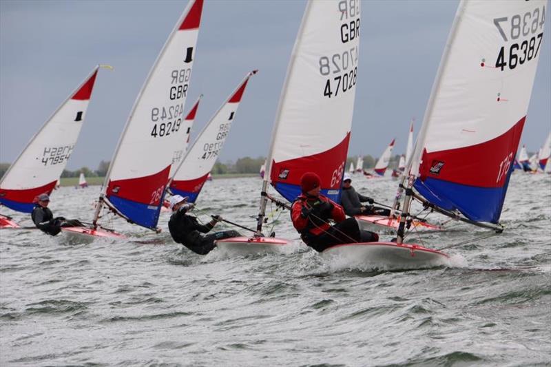 Topper GJW Direct Inlands at Grafham Water photo copyright Andy Wyatt taken at Grafham Water Sailing Club and featuring the Topper class