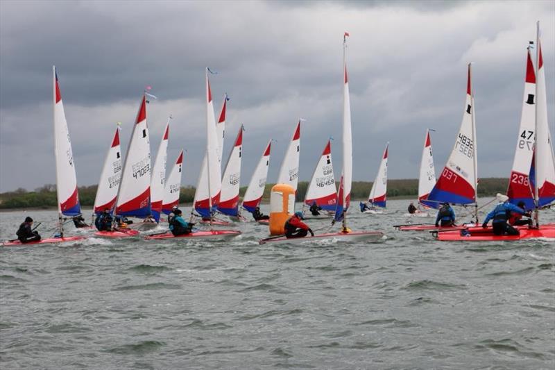 Topper GJW Direct Inlands at Grafham Water photo copyright Andy Wyatt taken at Grafham Water Sailing Club and featuring the Topper class