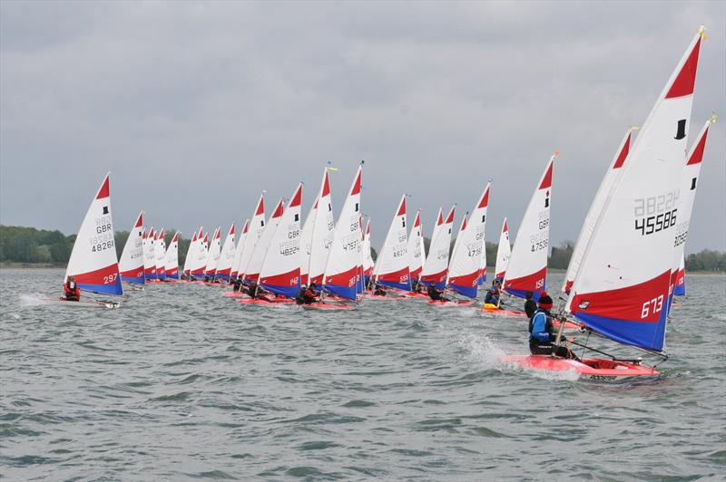 Topper GJW Direct Inlands at Grafham Water photo copyright Pheobe Crossley taken at Grafham Water Sailing Club and featuring the Topper class