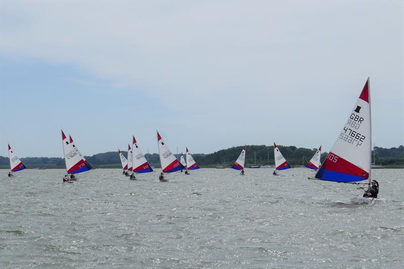 Waldringfield Topper Open photo copyright Jules Rains taken at Waldringfield Sailing Club and featuring the Topper class