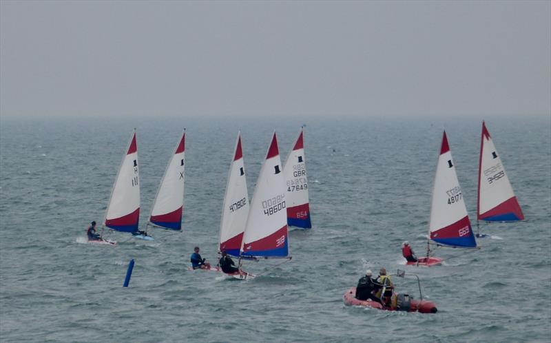 Topper Traveller and Training at Hastings photo copyright Philip Blurton taken at Hastings & St Leonards Sailing Club and featuring the Topper class