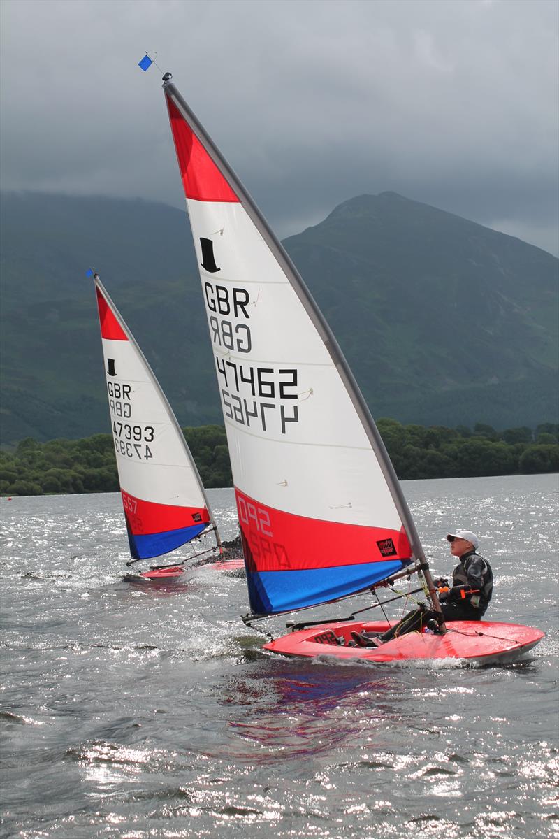 North West Junior & Youth Travellers Trophy event at Bassenthwaite photo copyright William Carruthers taken at Bassenthwaite Sailing Club and featuring the Topper class