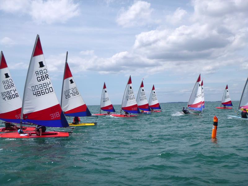 London & South East Topper Travellers at Felpham  photo copyright Rachel Wilson taken at Felpham Sailing Club and featuring the Topper class