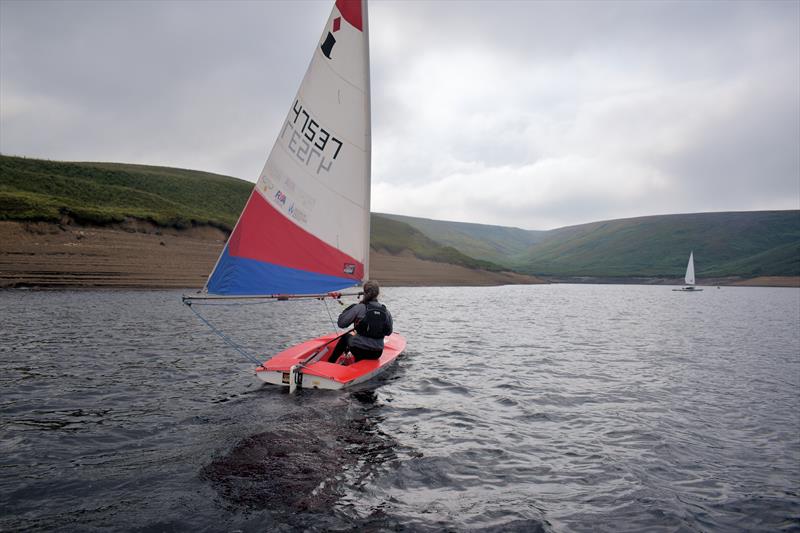 Pennine Sailing Club Kids Week 2020 photo copyright Tom Oldrini taken at Pennine Sailing Club and featuring the Topper class