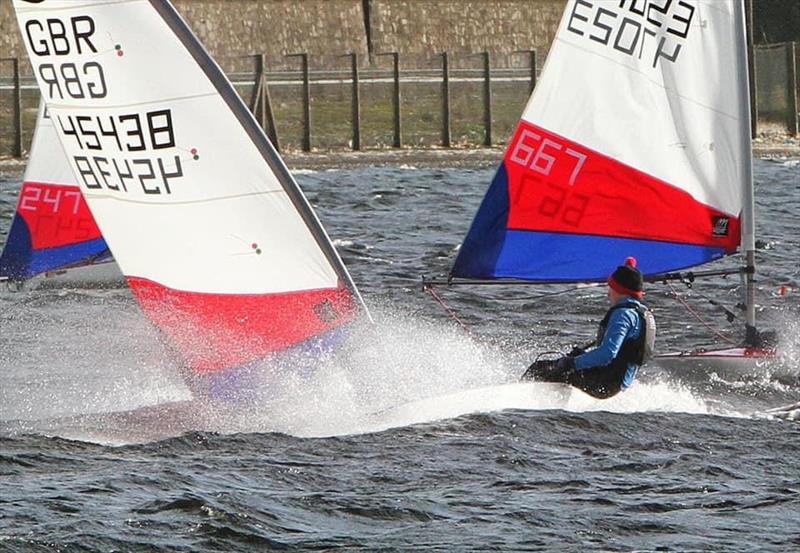 Midland Toppers at Bartley photo copyright Debbie Degge taken at Bartley Sailing Club and featuring the Topper class