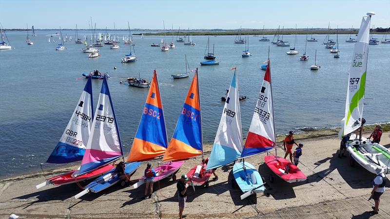 Blackwater Cadet Week photo copyright Nigel Butler taken at Blackwater Sailing Club and featuring the Topper class
