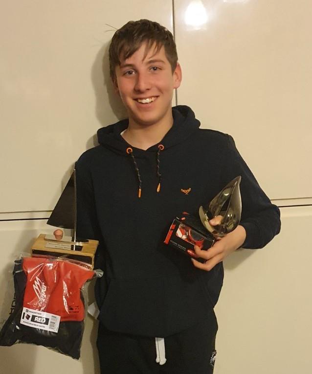 Midlands Topper Autumn Traveller Series 2020 - Series Winner Hayden Moore (Notts SC) photo copyright Jamie Mawby taken at Notts County Sailing Club and featuring the Topper class