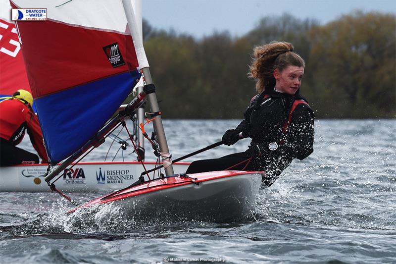 Midlands Topper Travellers Round 1 at Draycote Water photo copyright Malcolm Lewin Photography taken at Draycote Water Sailing Club and featuring the Topper class