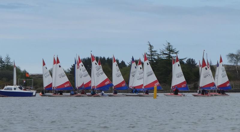 Rooster Topper North East Championship at Scaling Dam photo copyright Andy Young taken at Scaling Dam Sailing Club and featuring the Topper class