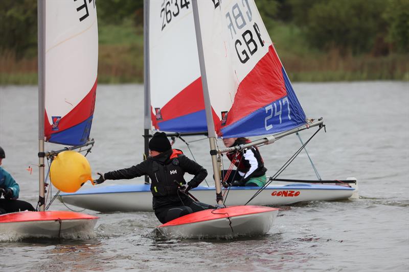 Topper fun on the lake at Blackwater Sailing Club photo copyright Anna Lau taken at Blackwater Sailing Club and featuring the Topper class