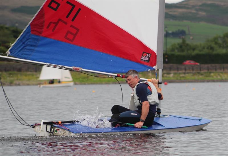 Hollingworth Lake Junior Regatta Week - Stuart Bithell's boat sprang a leak... - photo © Rhiann Bramwell