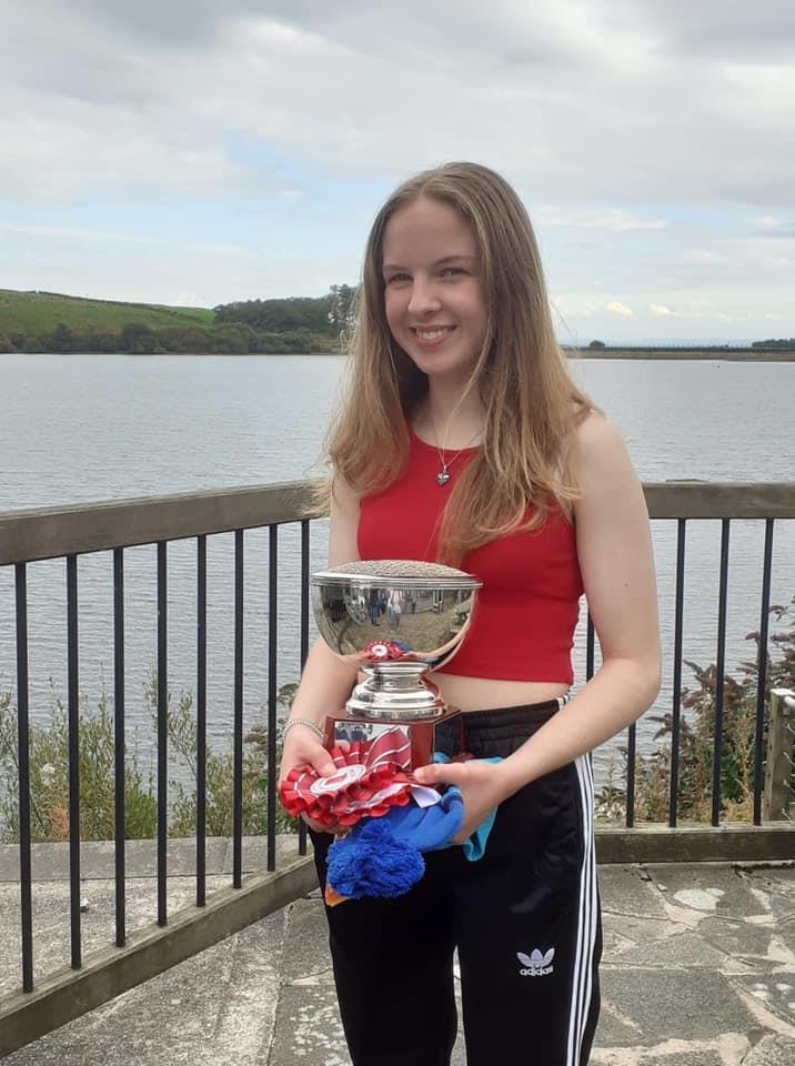 Erin Young wins the North West Topper Championship at Bolton Sailing Club photo copyright Andy Young taken at Bolton Sailing Club and featuring the Topper class