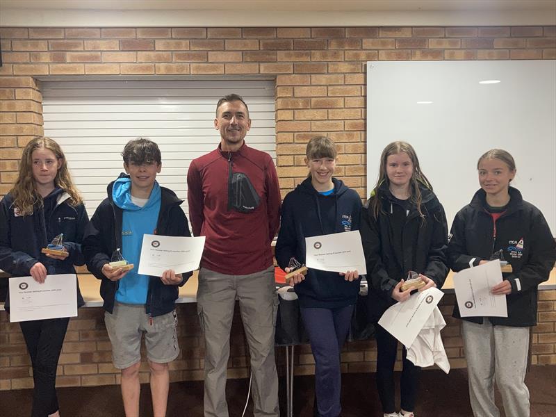 All of the winners in Midlands Topper Traveller Round 2 at South Staffs photo copyright Donna Powell taken at South Staffordshire Sailing Club and featuring the Topper class