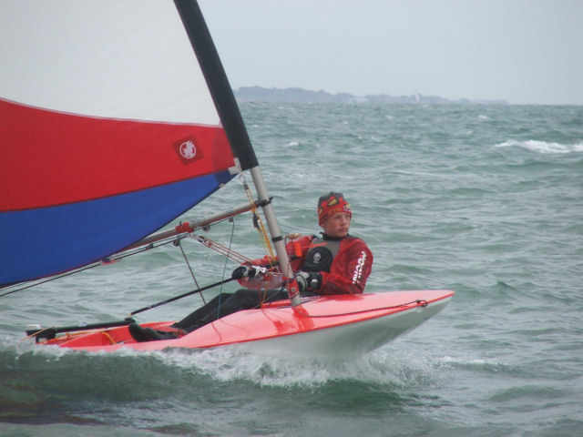 Topper Open at Calshot photo copyright Richard Brook taken at Calshot Sailing Club and featuring the Topper class