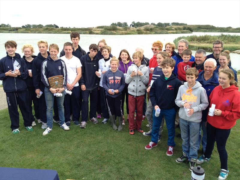 Topper Team Racing at Redoubt photo copyright Brian Mumford taken at Redoubt Sailing Club and featuring the Topper class