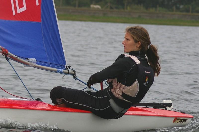 Runner Up Nancy Scott during the Island Barn Reservoir Topper open - photo © Jim Champ