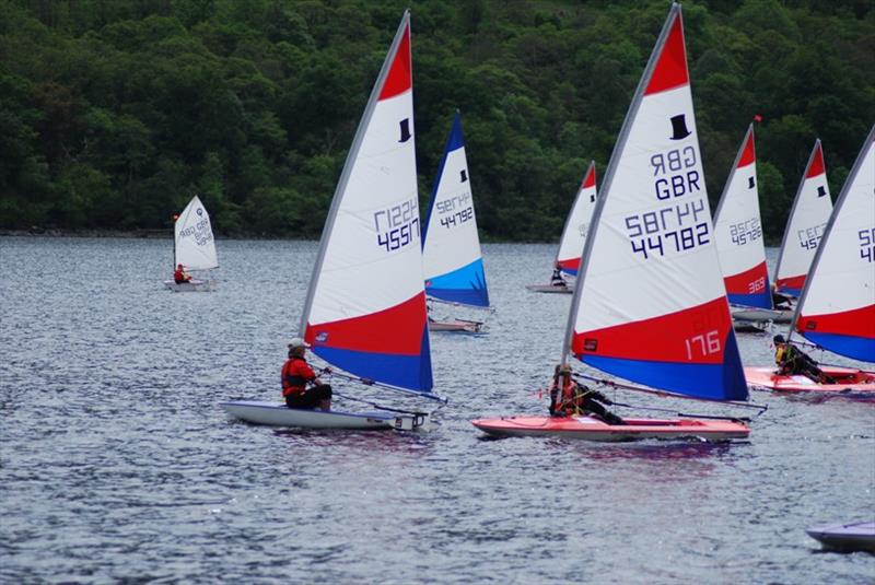 Brown Cup Scottish Schools Regatta photo copyright Loch Earn Sailing Club taken at Loch Earn Sailing Club and featuring the Topper class