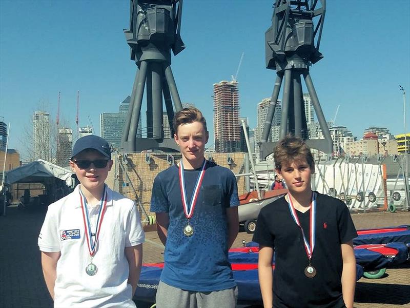 Rooster South East Topper Traveller at Docklands  photo copyright Katie Wilkinson taken at Docklands Sailing & Watersports Centre and featuring the Topper class