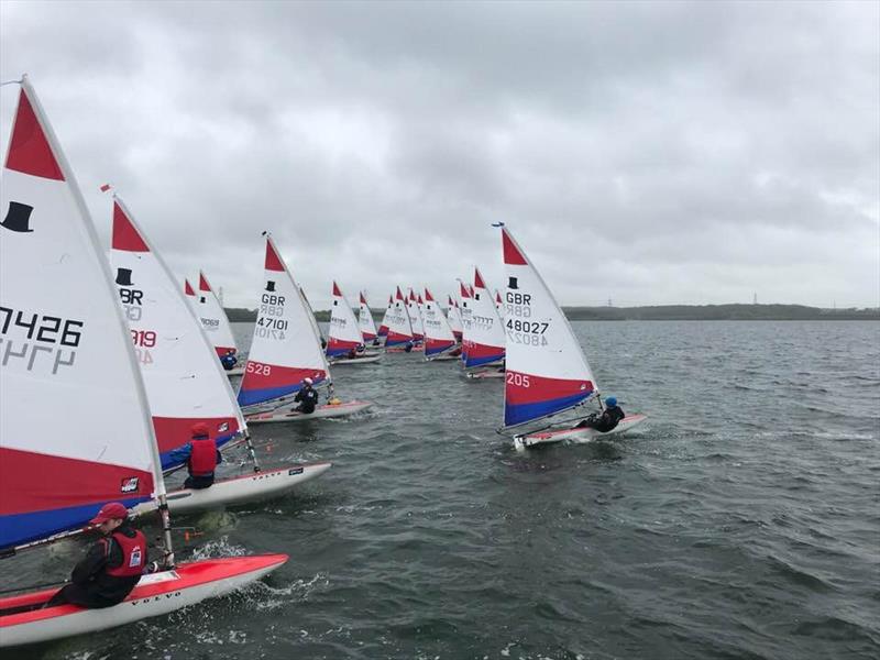 A great start by Tom Williamson in the Topper 5.3 Inland Championship at Grafham  photo copyright Ian Walker taken at Grafham Water Sailing Club and featuring the Topper class