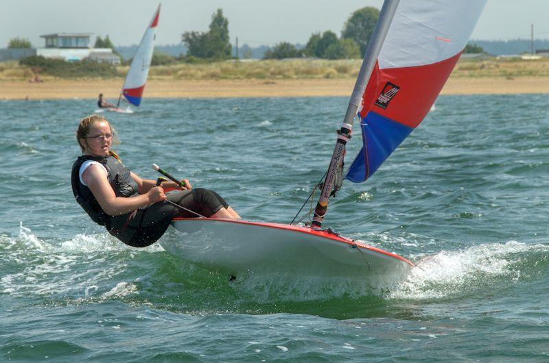 Eva at ITCA East Area Traveller Series event 6 at Snettisham Beach  - photo © Peter Hutchinson