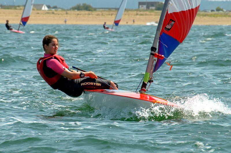 Rose at ITCA East Area Traveller Series event 6 at Snettisham Beach  photo copyright Peter Hutchinson taken at Snettisham Beach Sailing Club and featuring the Topper class