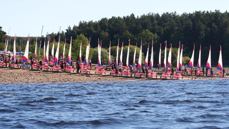 Topper GJW Direct National Series 6 at Derwent Reservoir photo copyright Angela Donnelly taken at Derwent Reservoir Sailing Club and featuring the Topper class