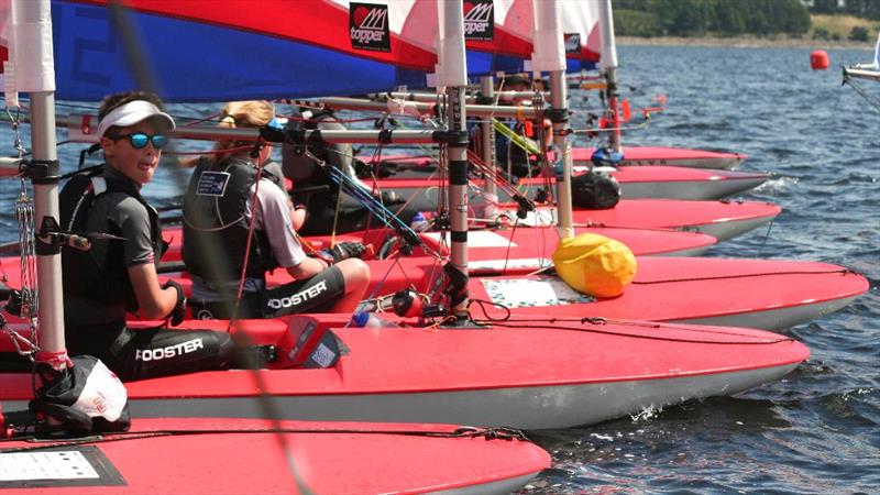 Topper GJW Direct National Series 6 at Derwent Reservoir photo copyright Angela Donnelly taken at Derwent Reservoir Sailing Club and featuring the Topper class