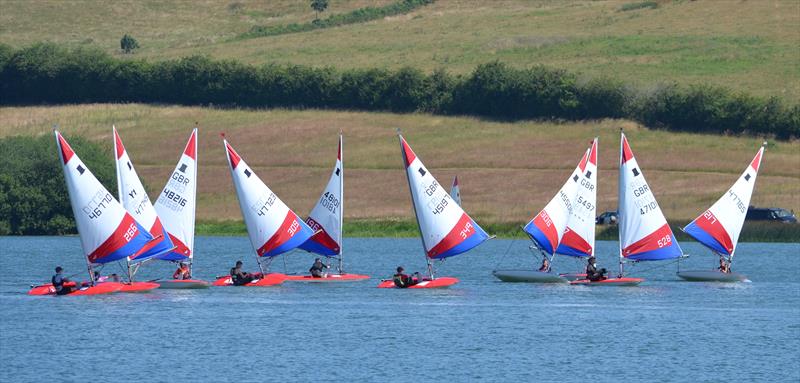 Midlands Topper Traveller Round 4 at Hollowell photo copyright Victoria Turnbull taken at Hollowell Sailing Club and featuring the Topper class