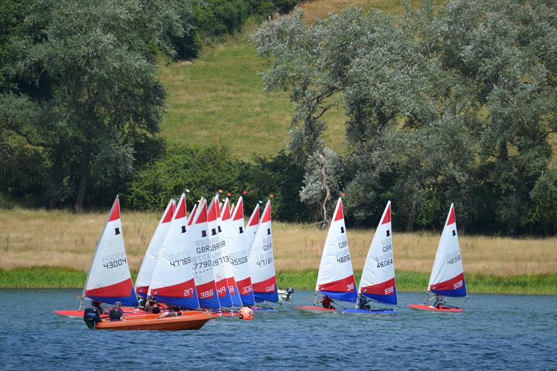 Thomas Chapman makes a flying start during the Midlands Topper Traveller Round 4 at Hollowell - photo © Victoria Turnbull