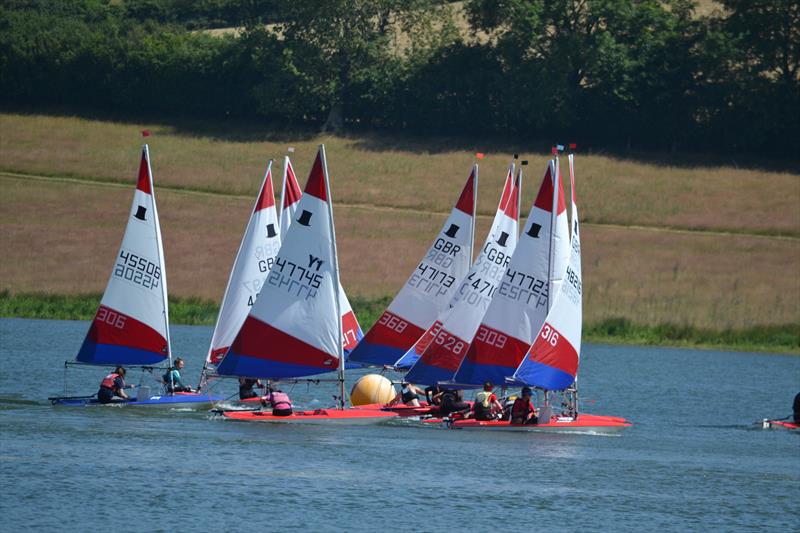 Midlands Topper Traveller Round 4 at Hollowell photo copyright Victoria Turnbull taken at Hollowell Sailing Club and featuring the Topper class