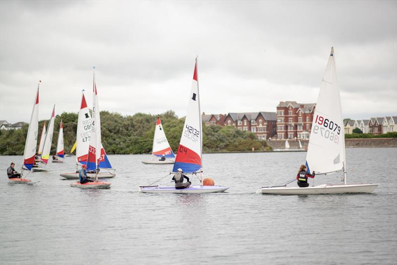 Lloyd Hayes Junior open meeting at West Lancs photo copyright Paul Craven taken at West Lancashire Yacht Club and featuring the Topper class