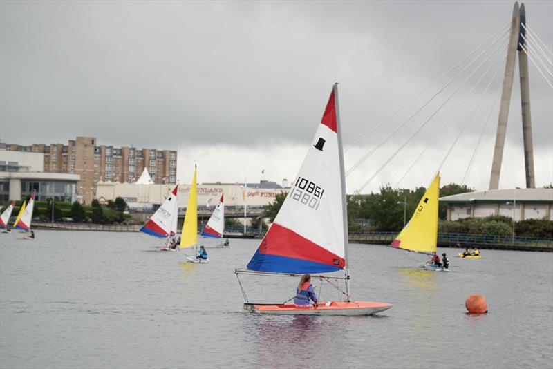 Lloyd Hayes Junior open meeting at West Lancs photo copyright Paul Craven taken at West Lancashire Yacht Club and featuring the Topper class