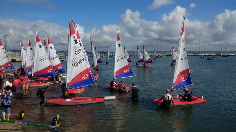 GJW Direct Topper Nationals at the WPNSA photo copyright Chris Woodard taken at Weymouth & Portland Sailing Academy and featuring the Topper class