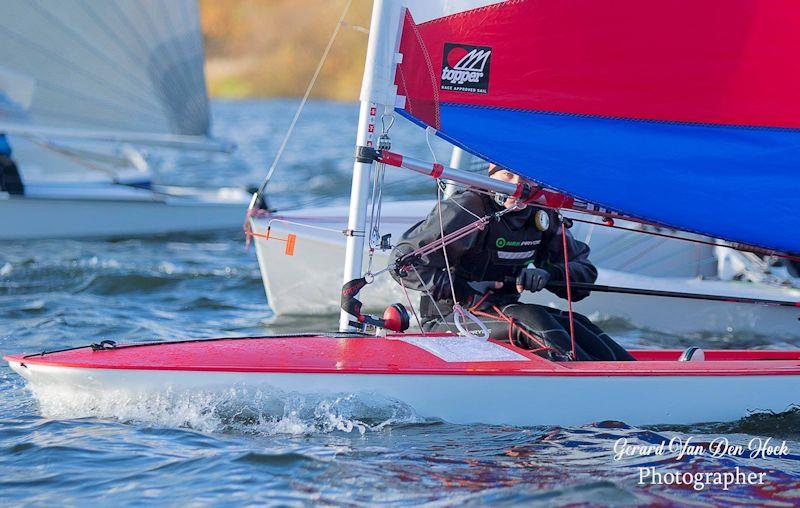 Leigh & Lowton Revett Series day 1 photo copyright Gerard van den Hoek taken at Leigh & Lowton Sailing Club and featuring the Topper class