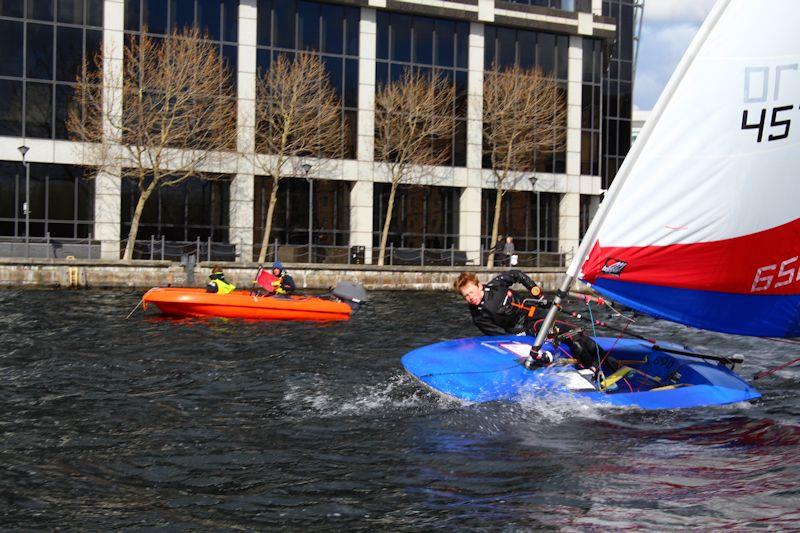 South East Topper Traveller at Docklands  photo copyright Tom Mitchell taken at Docklands Sailing & Watersports Centre and featuring the Topper class