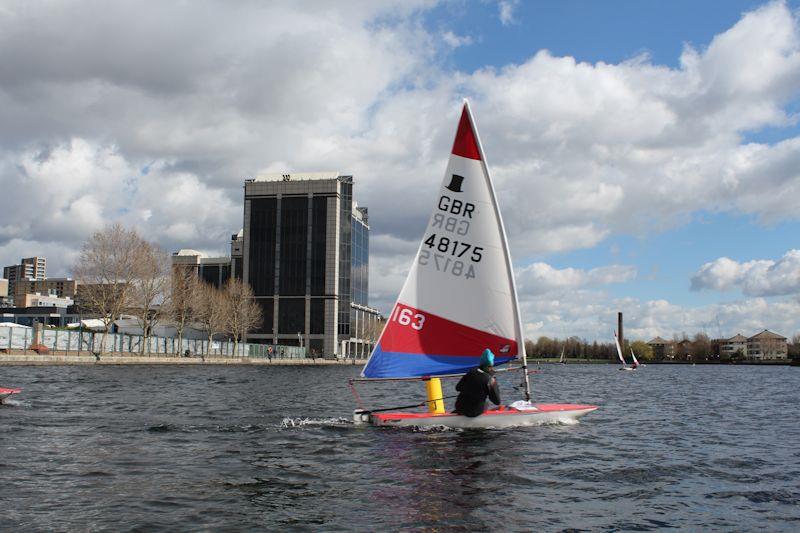 South East Topper Traveller at Docklands  photo copyright Tom Mitchell taken at Docklands Sailing & Watersports Centre and featuring the Topper class