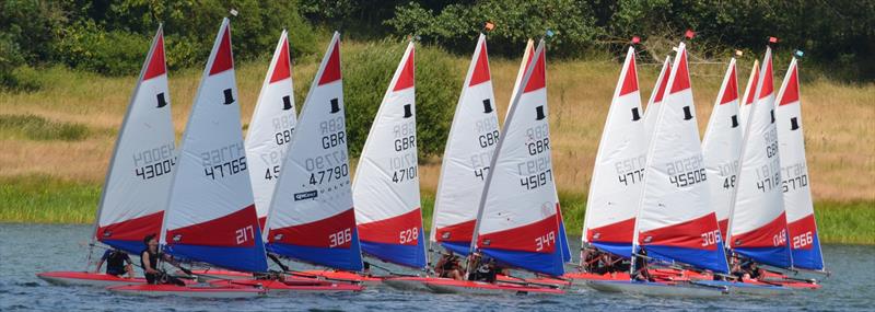 Midlands Topper Traveller round 4 at Northampton photo copyright Victoria Turnbull taken at Northampton Sailing Club and featuring the Topper class