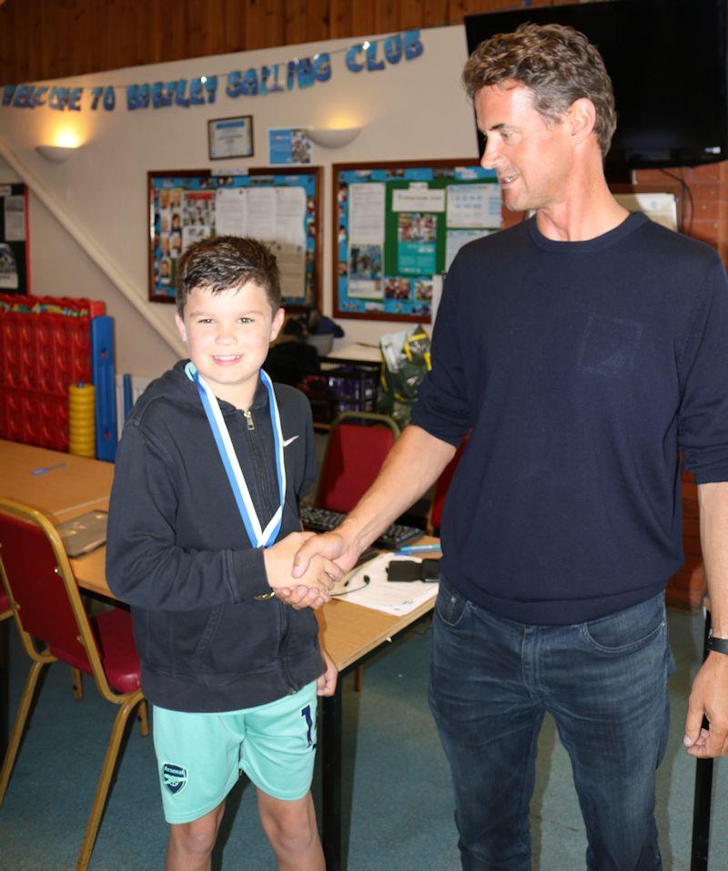 Ben Hodgetts wins 'less than 2 years experience' category - RYA Midlands Youth Series Finale at Bartley photo copyright Kerry Webb taken at Bartley Sailing Club and featuring the Topper class