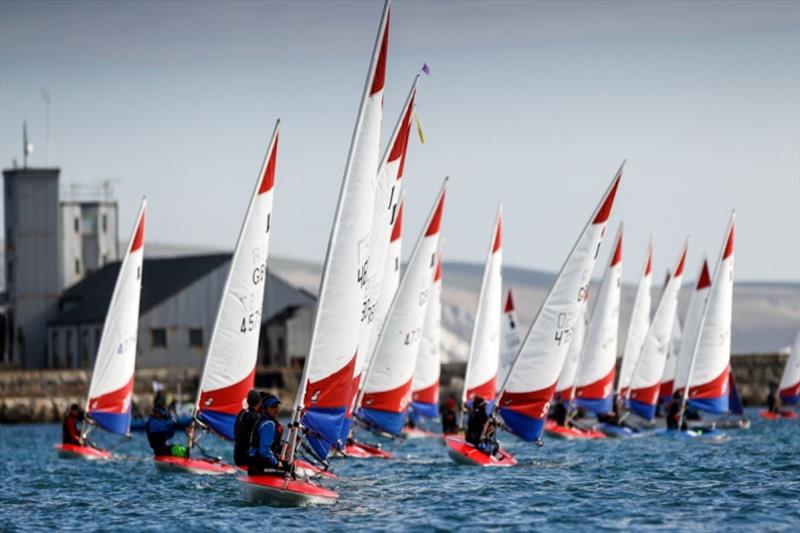 The RYA National Junior Championships 2018, WPNSA, photo copyright Paul Wyeth taken at Weymouth & Portland Sailing Academy and featuring the Topper class